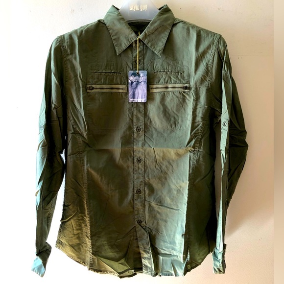 NEW Alternative Apparel Men’s Button Down Shirts NWT - Picture 1 of 4